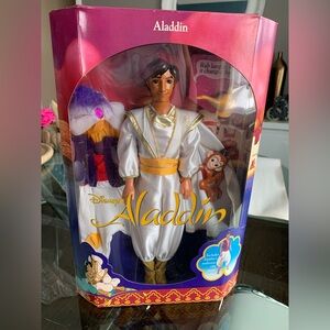 MATTEL DISNEY ALADDIN ACTION FIGURE DOLL RARE NEW Ref.2548